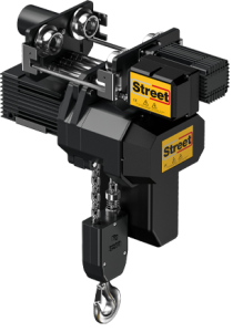 a black LX3 electric chain hoist