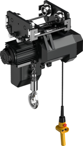 a black LX31 electric chain hoist